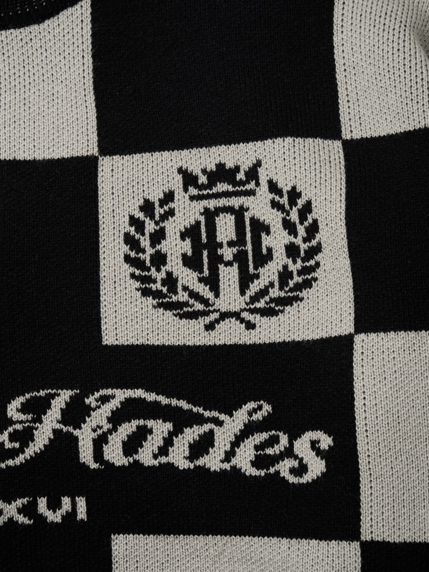 HADES DUAL TONE CHECKER SWEATER