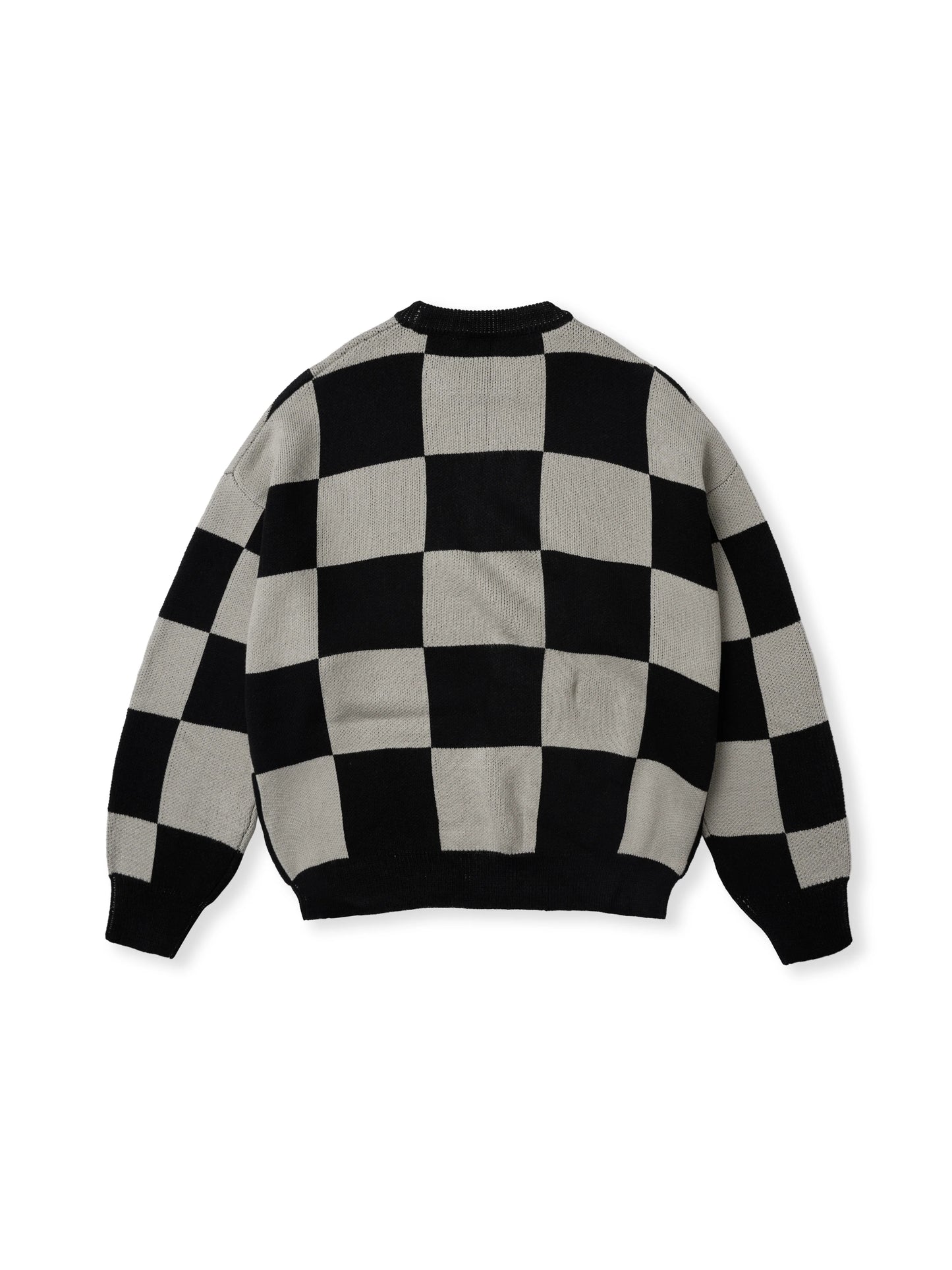 HADES DUAL TONE CHECKER SWEATER