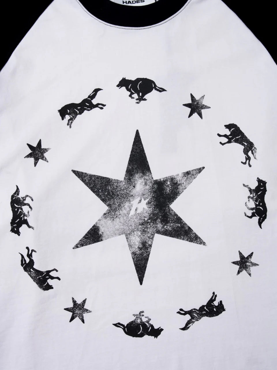 HADES WOLFPACK RAGLAN - BLACK
