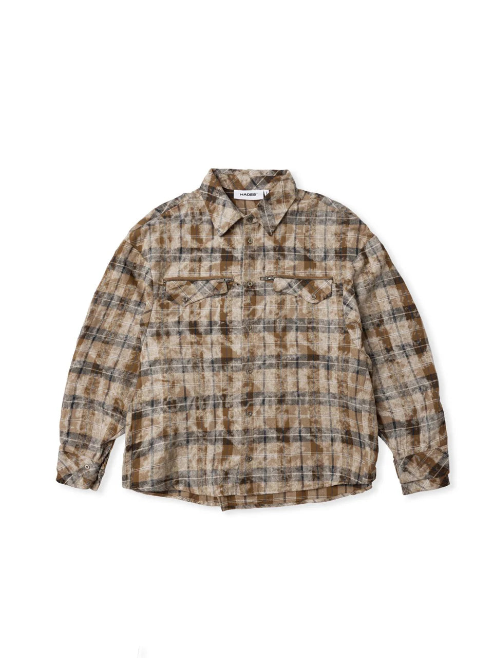 HADES COORDINATES FLANNEL SHIRT – BROWN