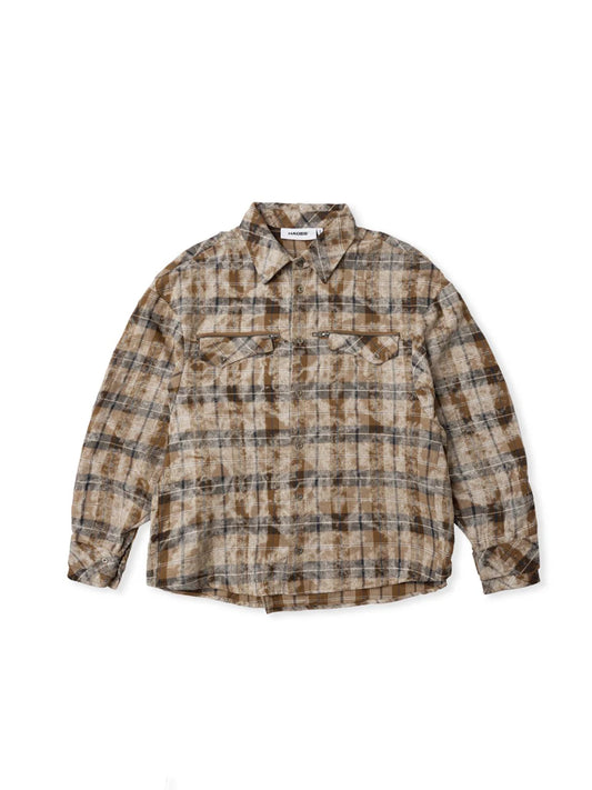 HADES COORDINATES FLANNEL SHIRT – BROWN