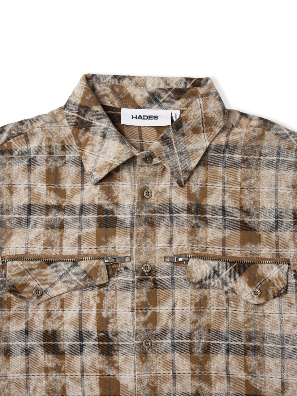 HADES COORDINATES FLANNEL SHIRT – BROWN