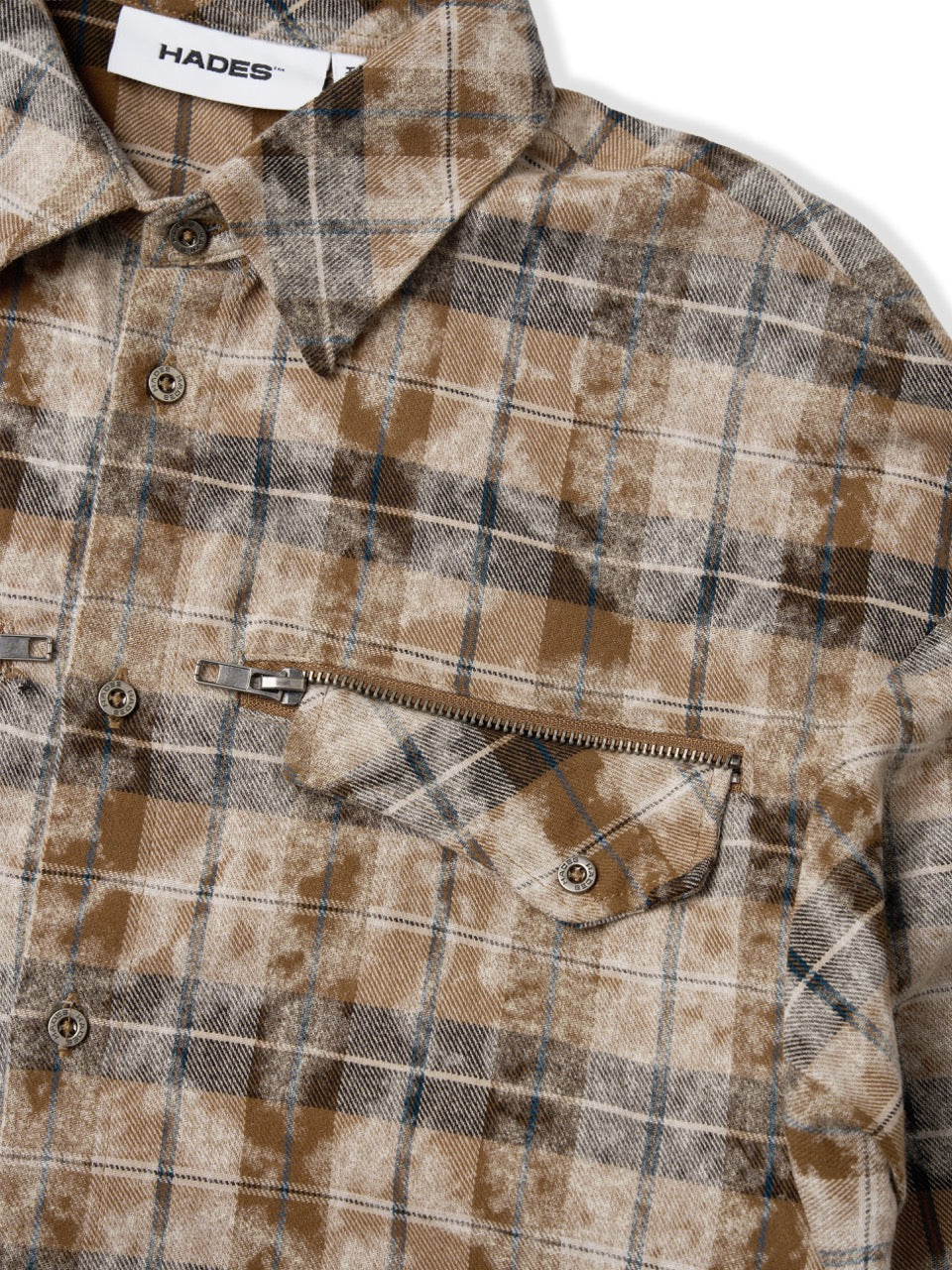 HADES COORDINATES FLANNEL SHIRT – BROWN