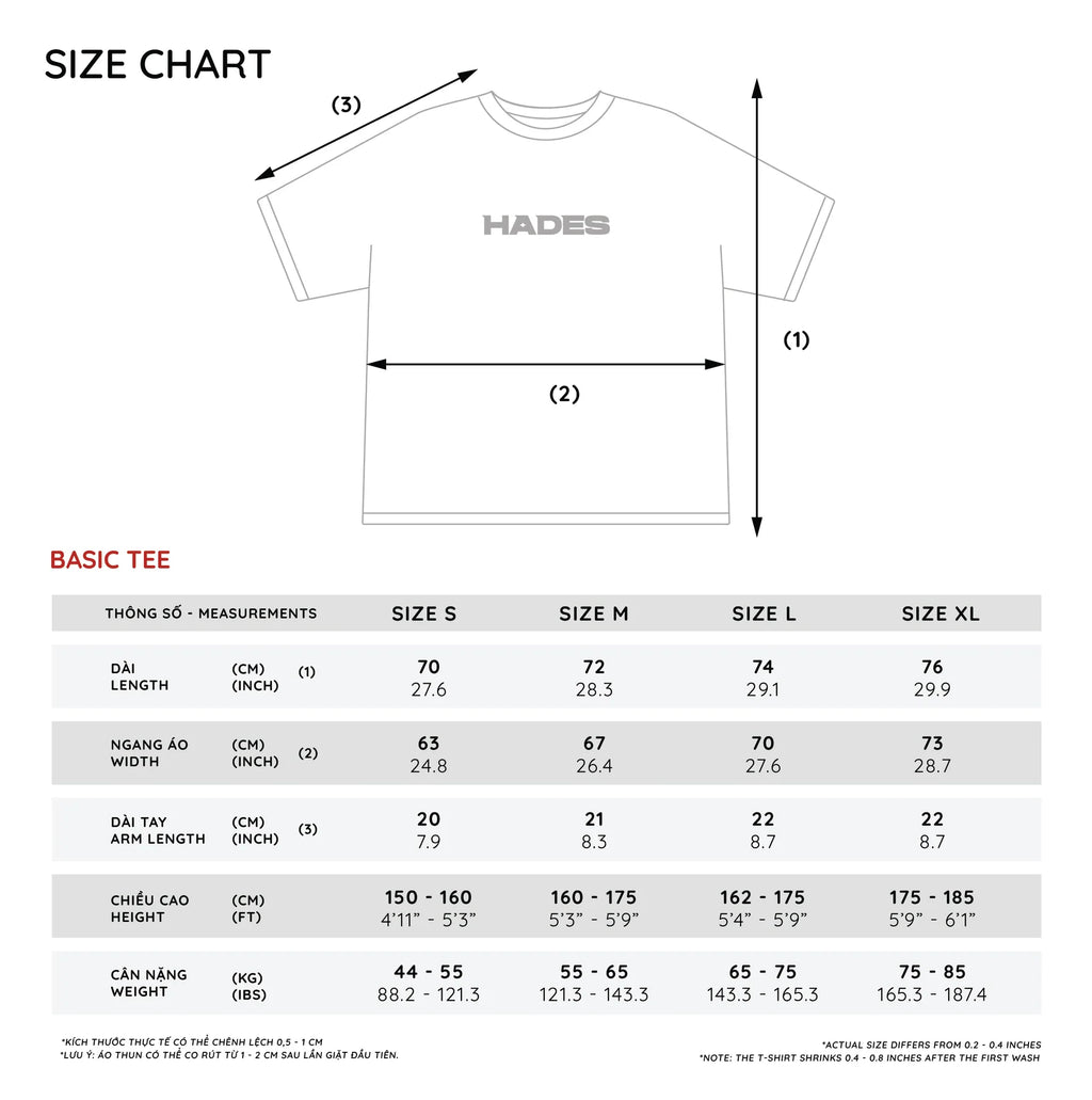 HADES ENLISTED TEE - BLACK