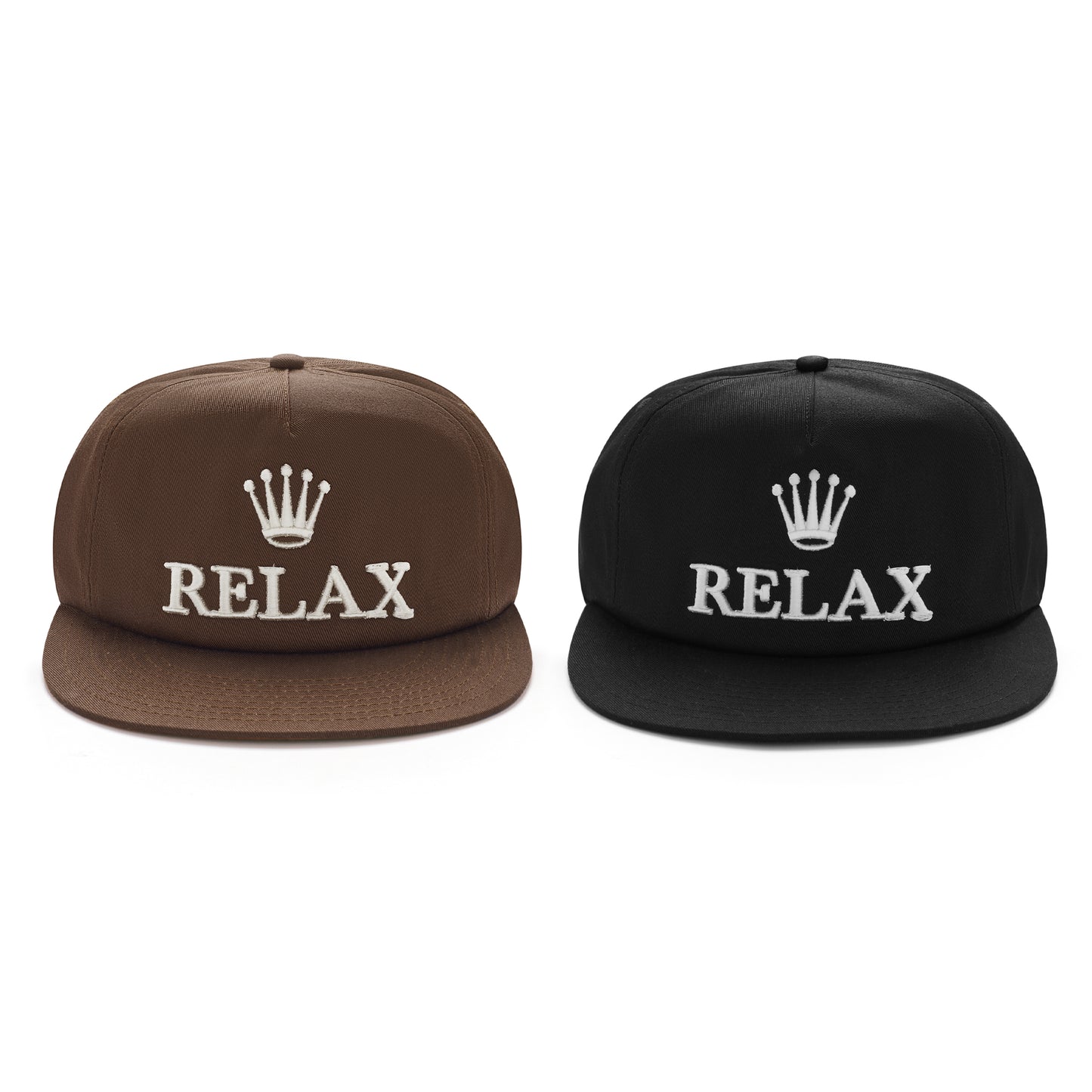 RELAX SNAPBACK – CROWN EDITION (BLACK)