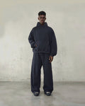 UTILITY WAVE HOODIE - FADED BLACK