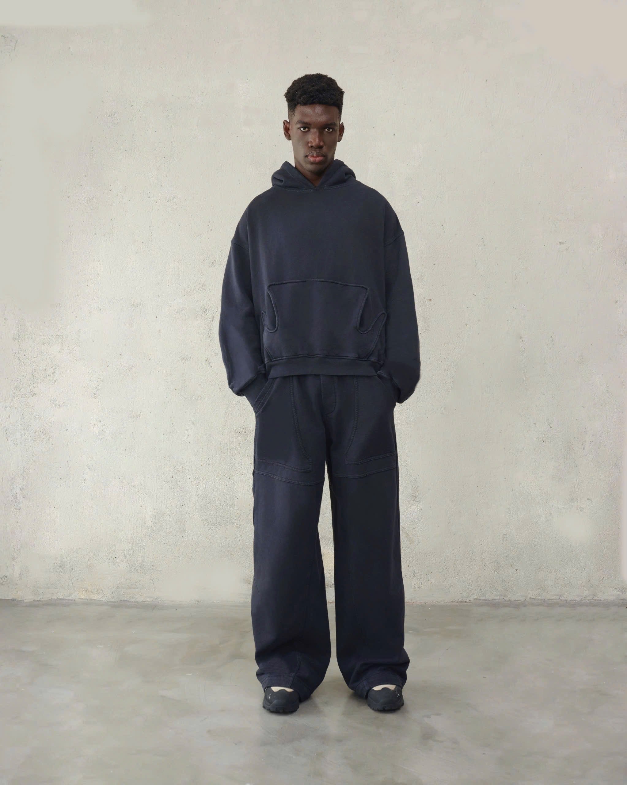 UTILITY COMFORT PANTS - FADED BLACK