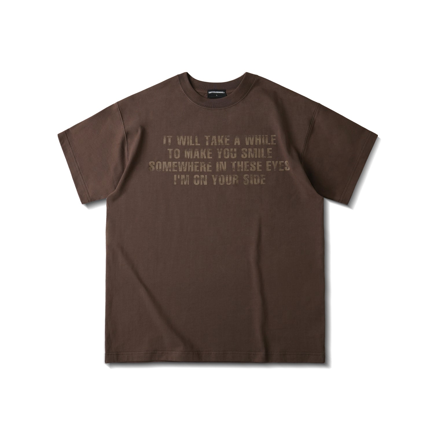 SPACE SONG T-SHIRT/ BROWN