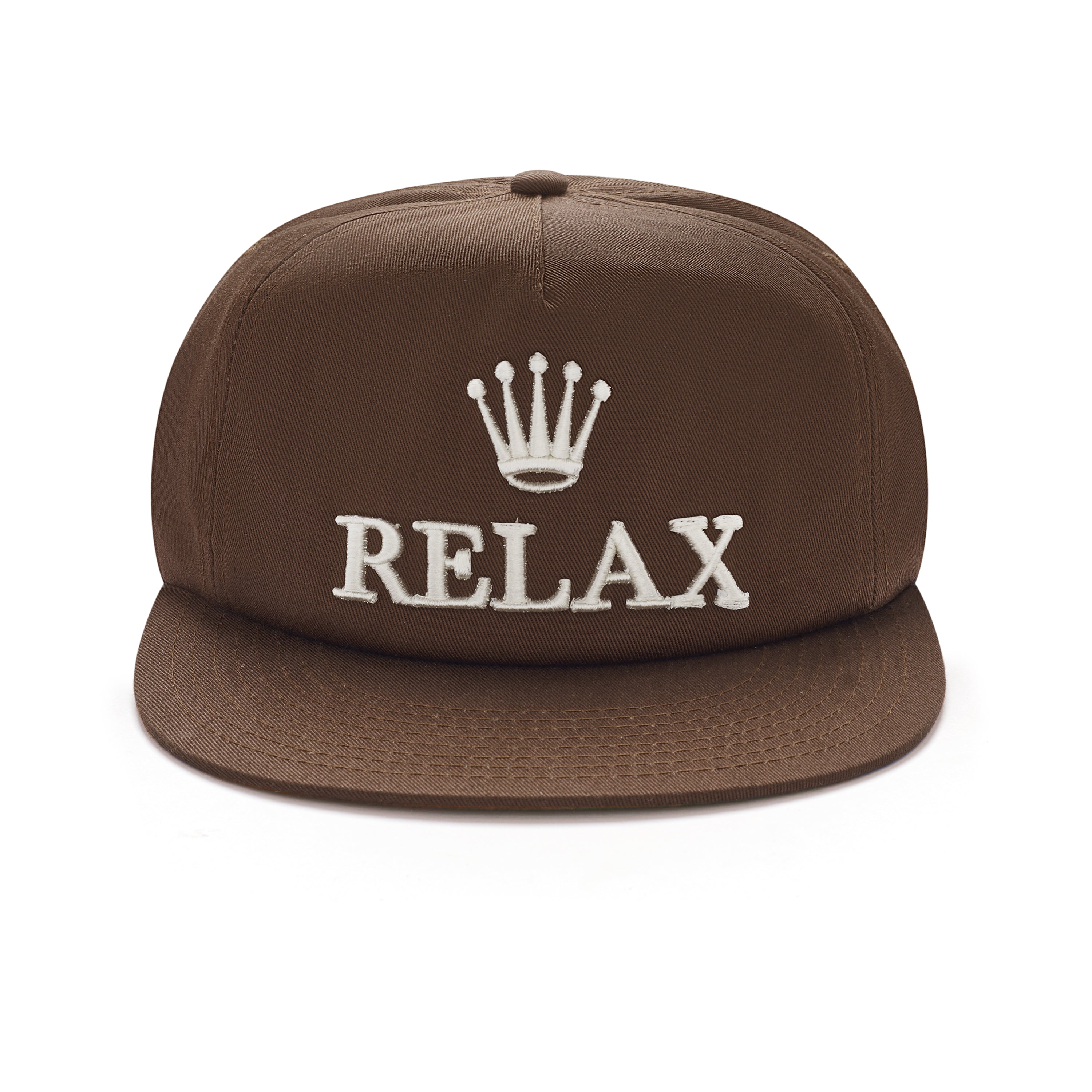 RELAX SNAPBACK – CROWN EDITION (BROWN)