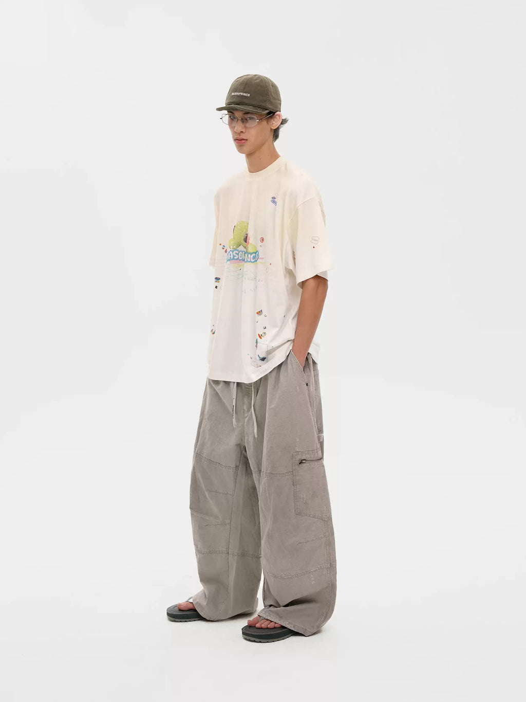EARTH BAGGY CARGO PANTS