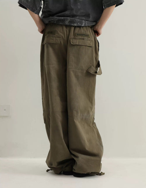 90S MILITARY WIDE-LEG PANTS