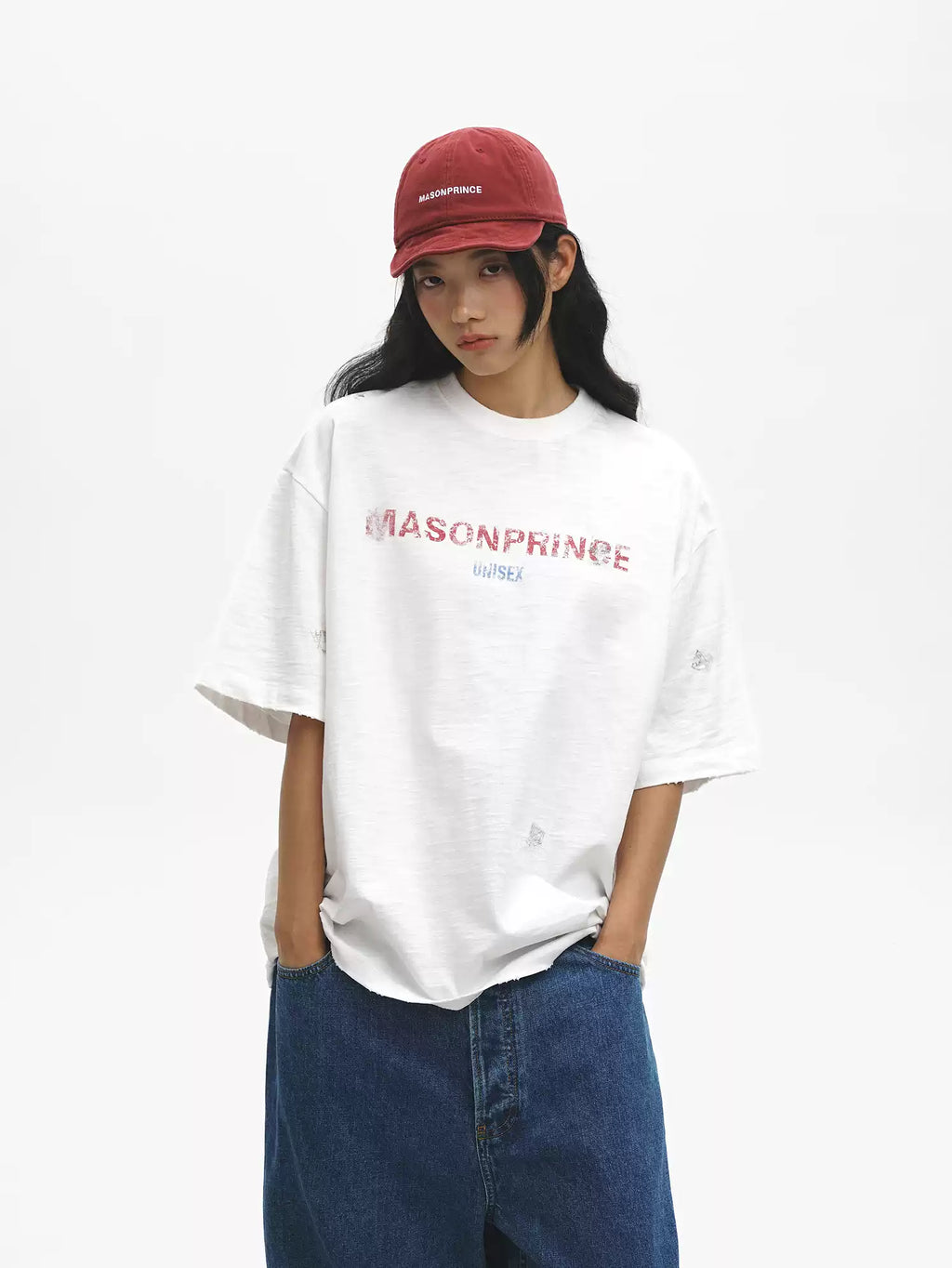 NATURAL BAMBOO DISTRESSED TEE