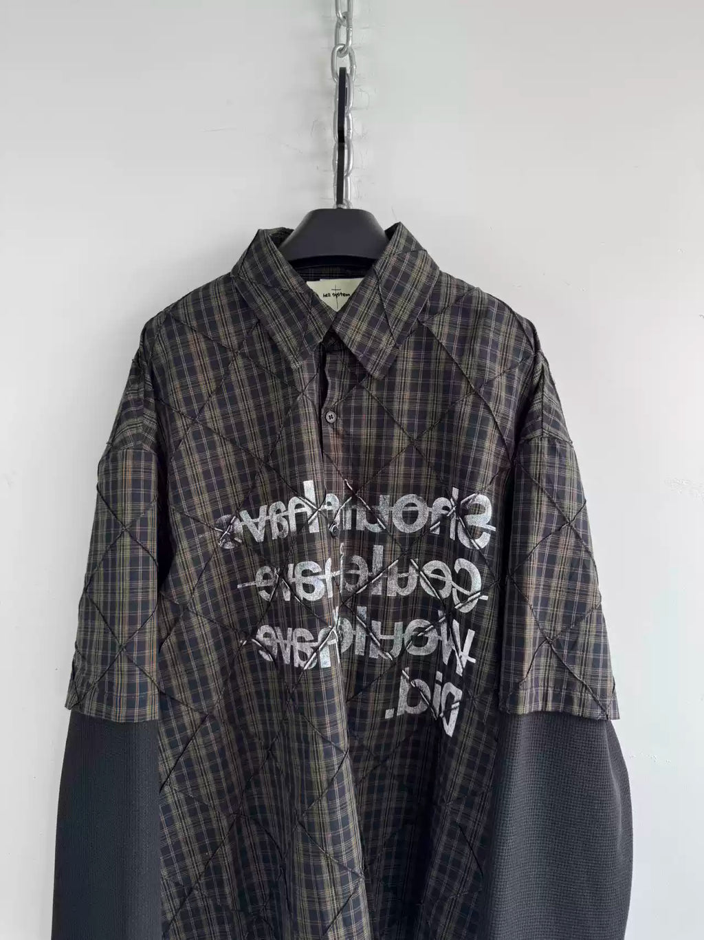 LAYERED PLAID SHIRT