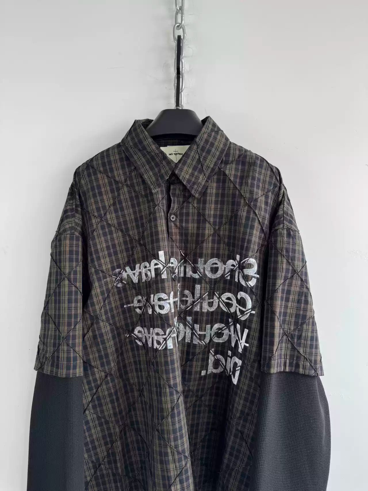 LAYERED PLAID SHIRT