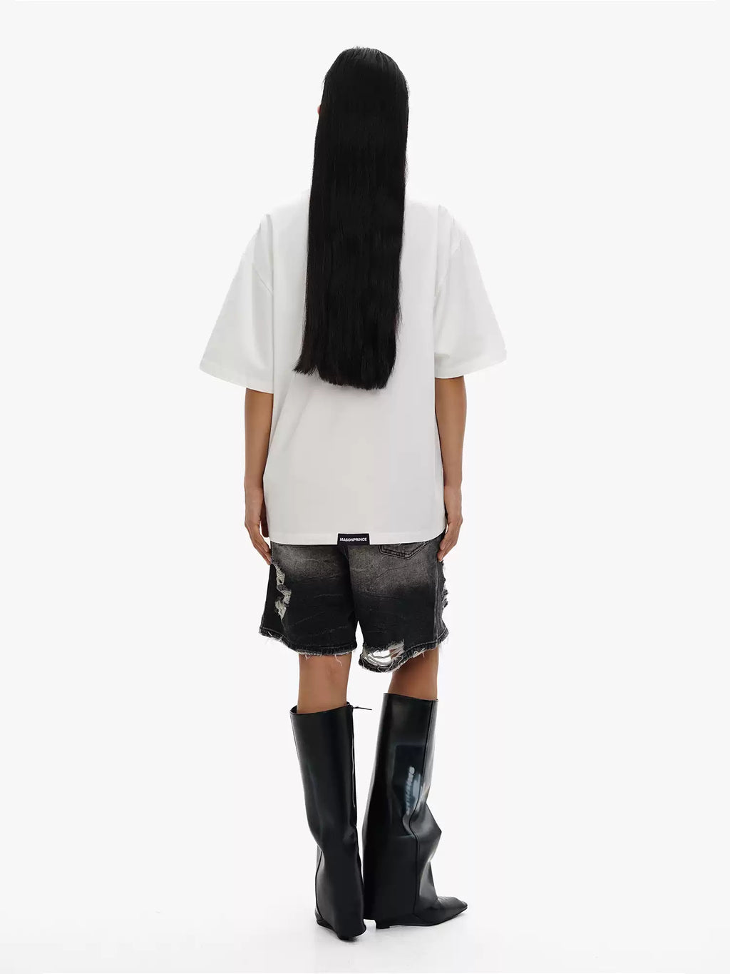 BURNING ROCK TEE WHITE