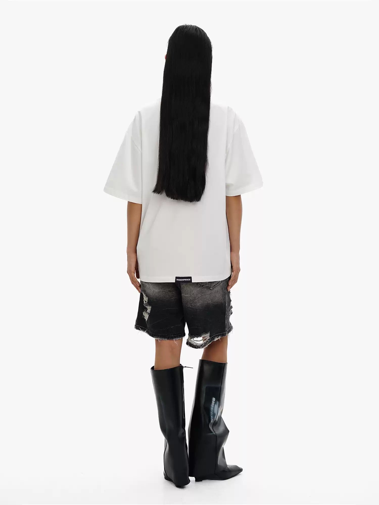 BURNING ROCK TEE WHITE