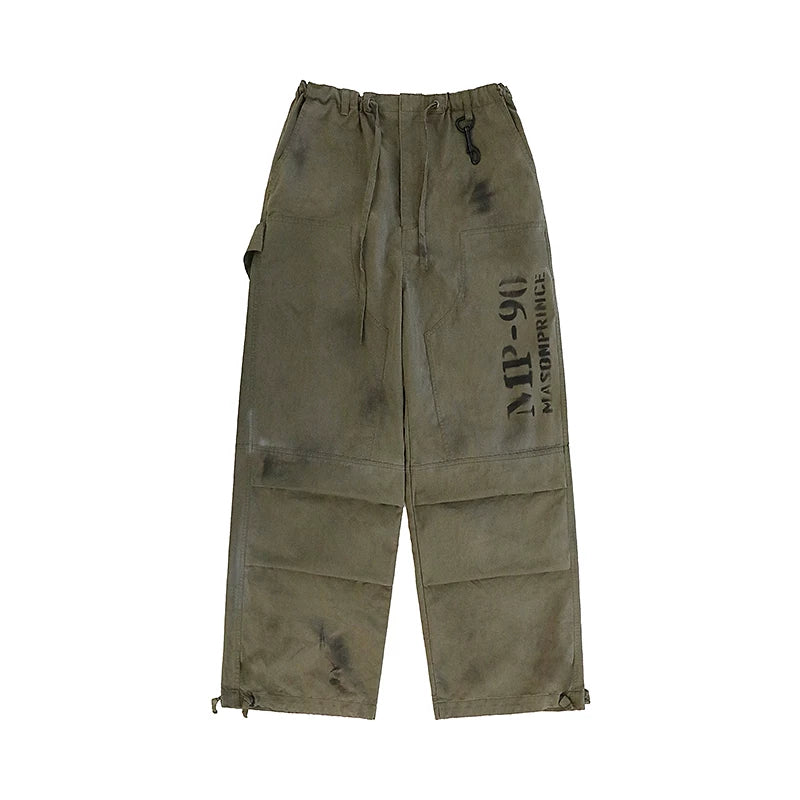 90S MILITARY WIDE-LEG PANTS