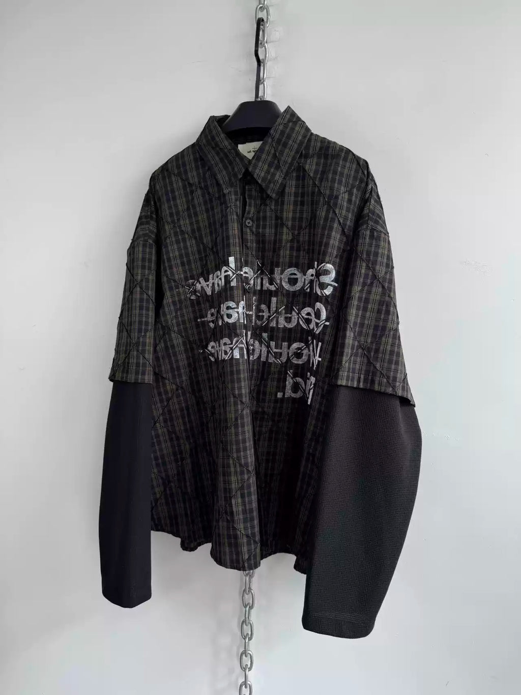 LAYERED PLAID SHIRT