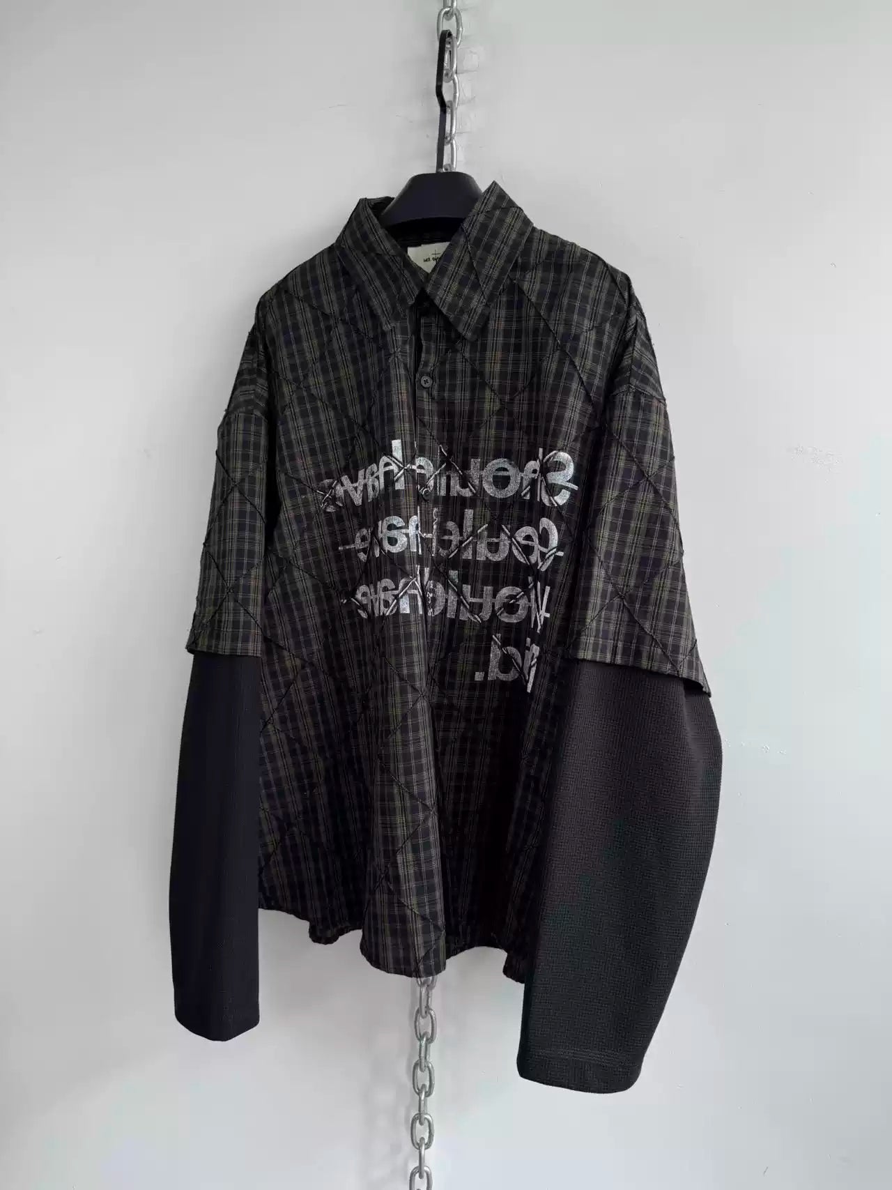 LAYERED PLAID SHIRT
