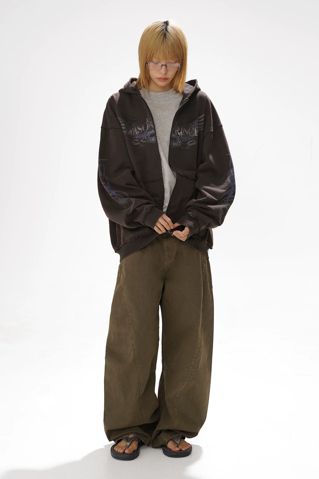 VINTAGE MOTO ZIP HOODIE
