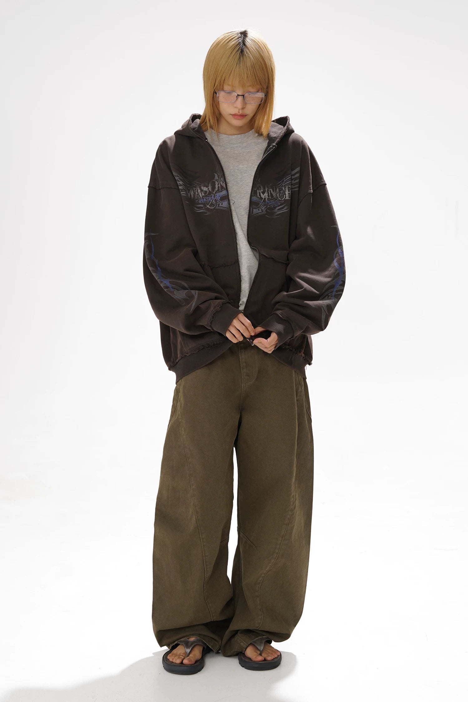 VINTAGE MOTO ZIP HOODIE