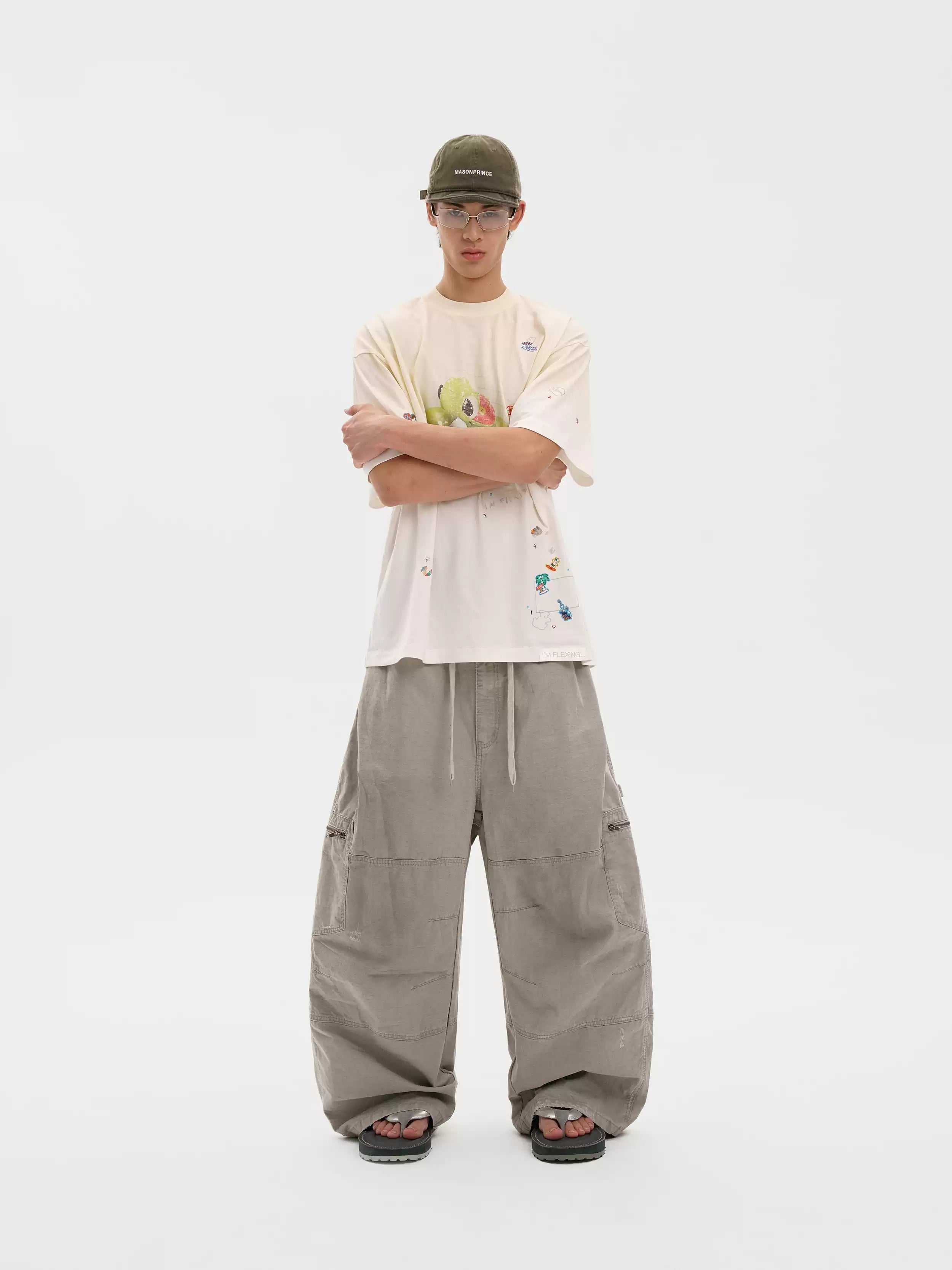EARTH BAGGY CARGO PANTS