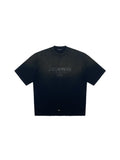 GRADIENT BATTLE-DAMAGED TEE BLACK