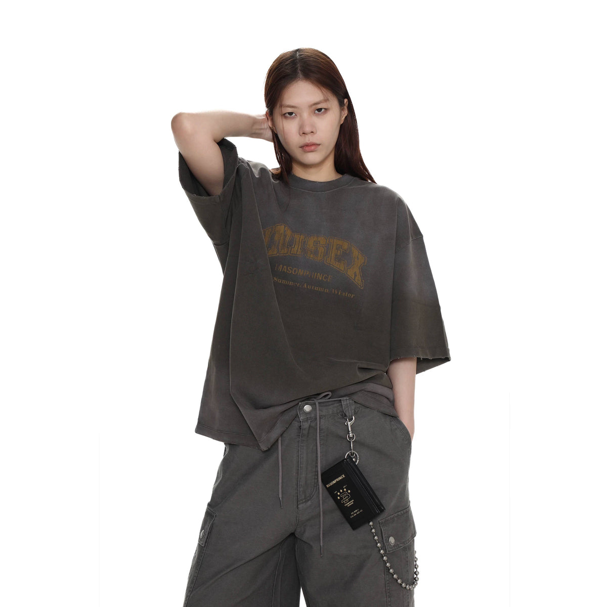 MASONPRINCE CRACKED COLLEGE TEE