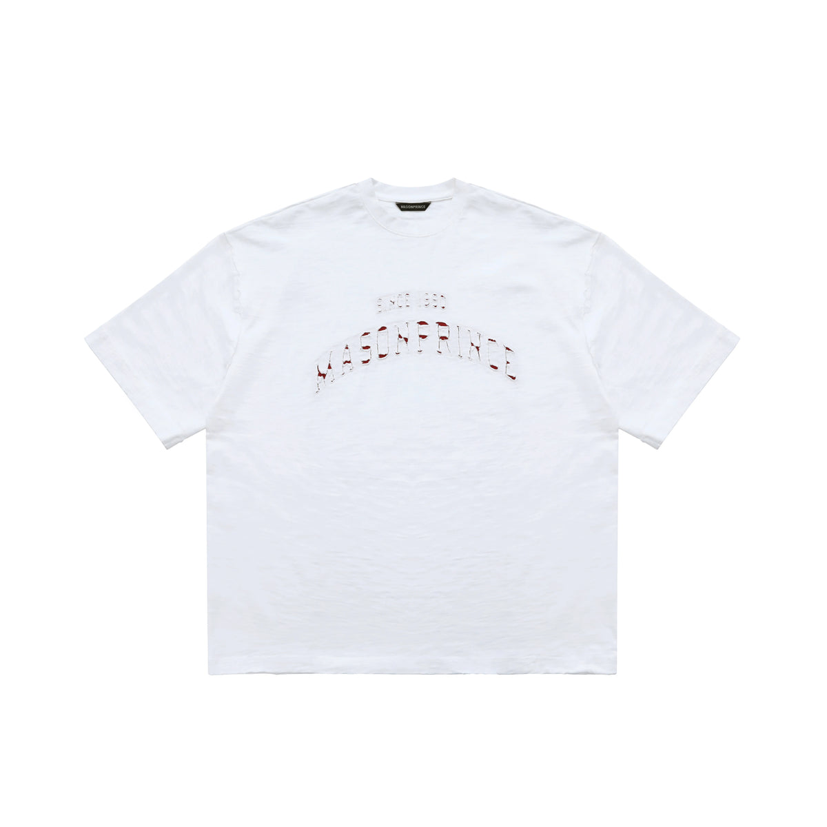 MASONPRINCE DISTRESSED APPLIQUÉ TEE