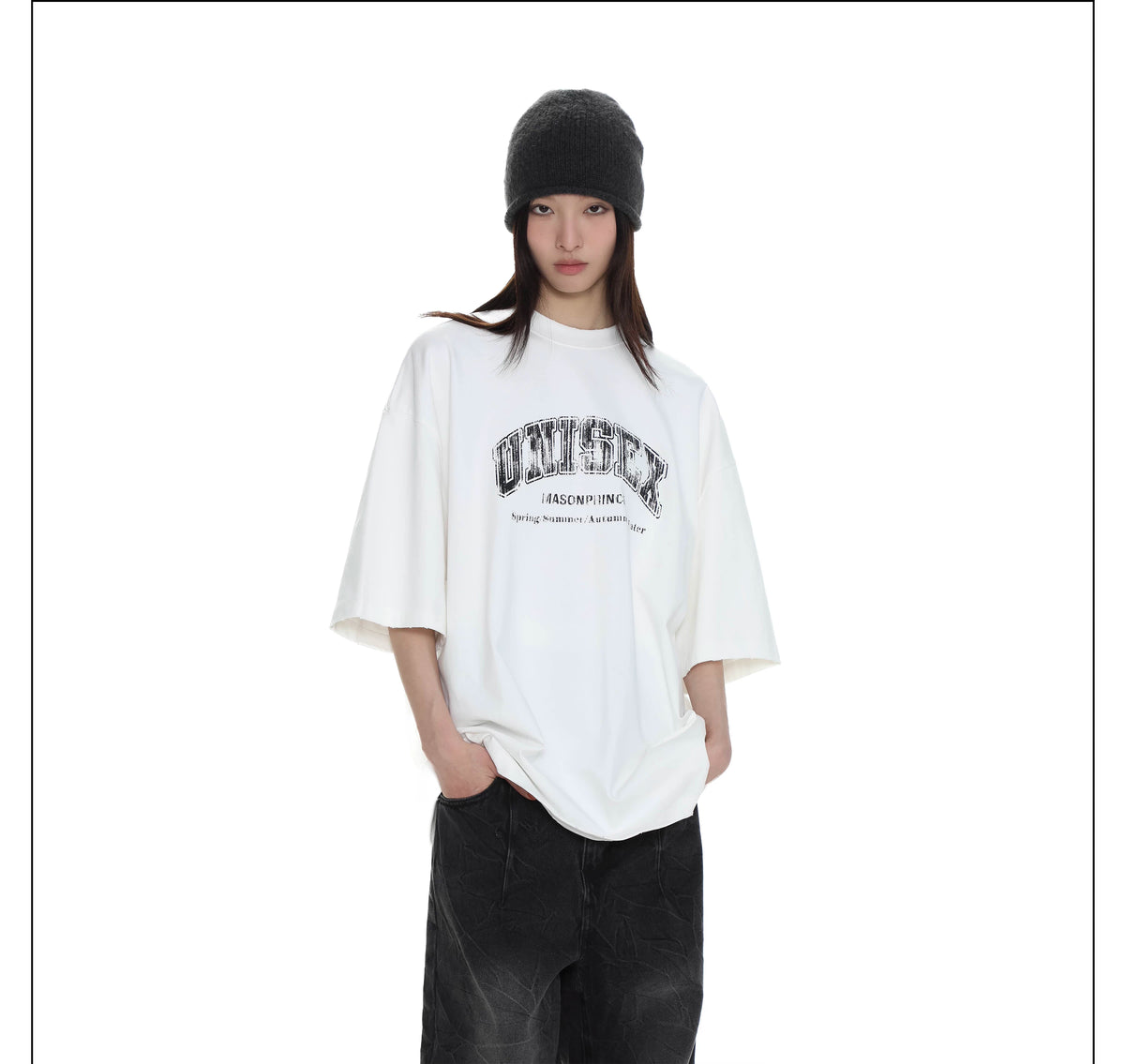 MASONPRINCE CRACKED COLLEGE TEE