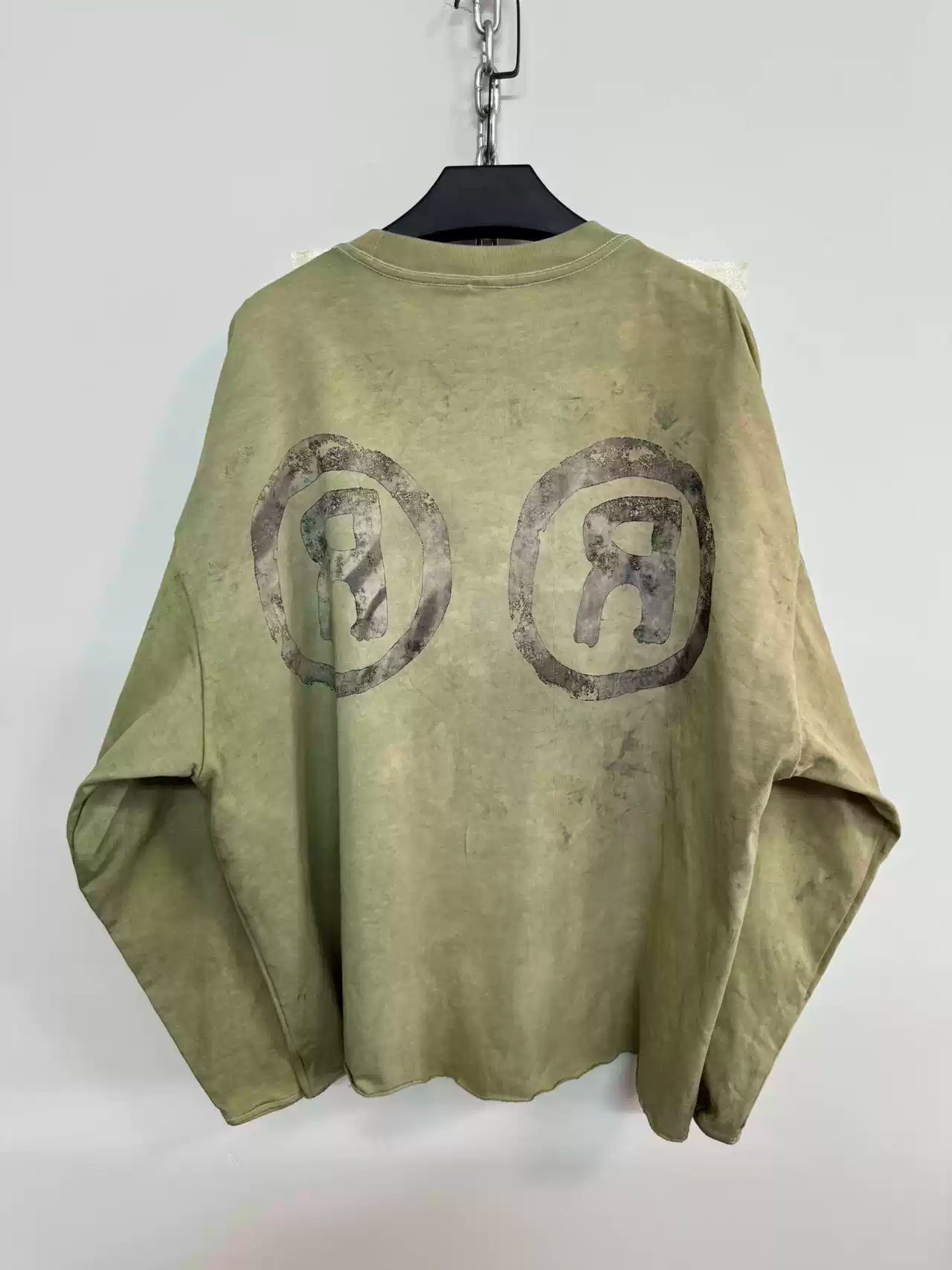 DISTRESSED TREE LONG SLEEVE
