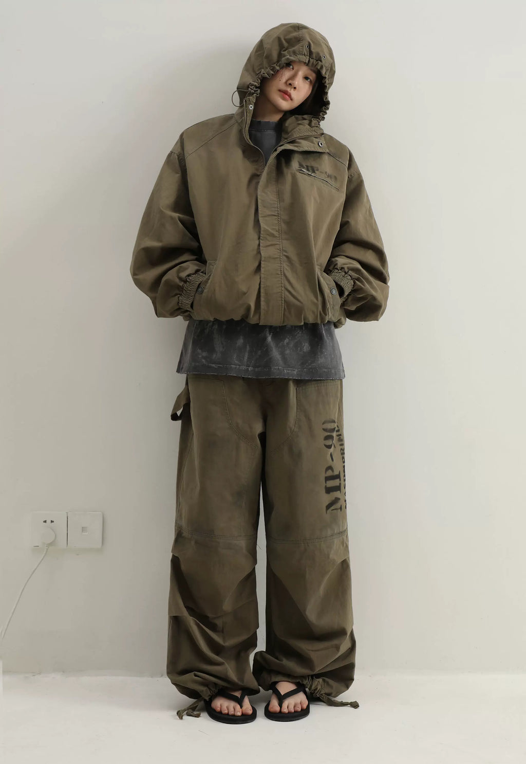 90S MILITARY WINDBREAKER