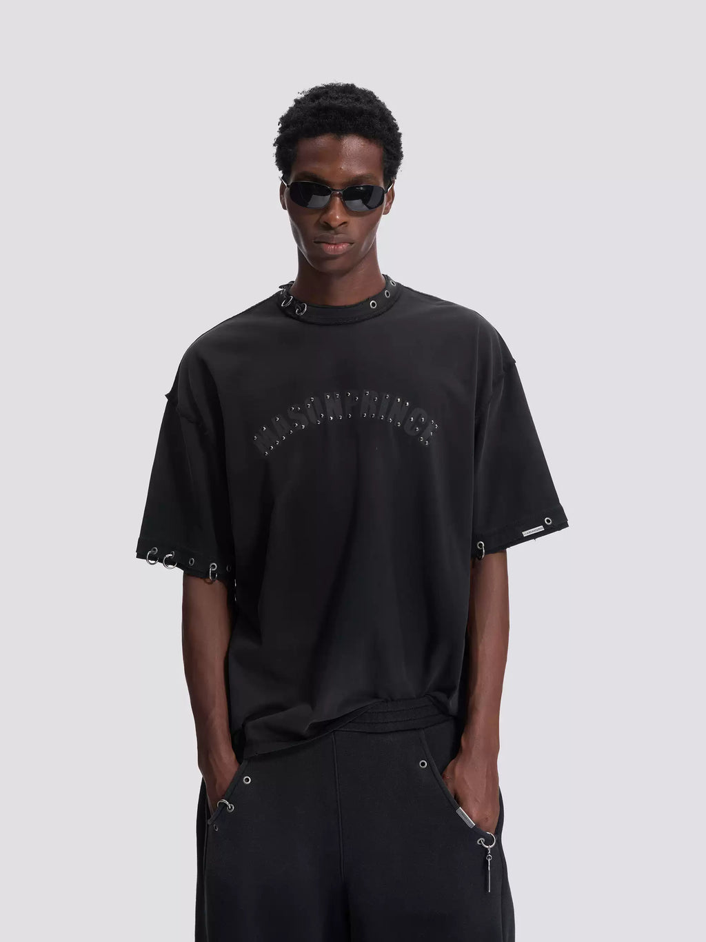 MASONPRINCE STUDDED ARC TEE