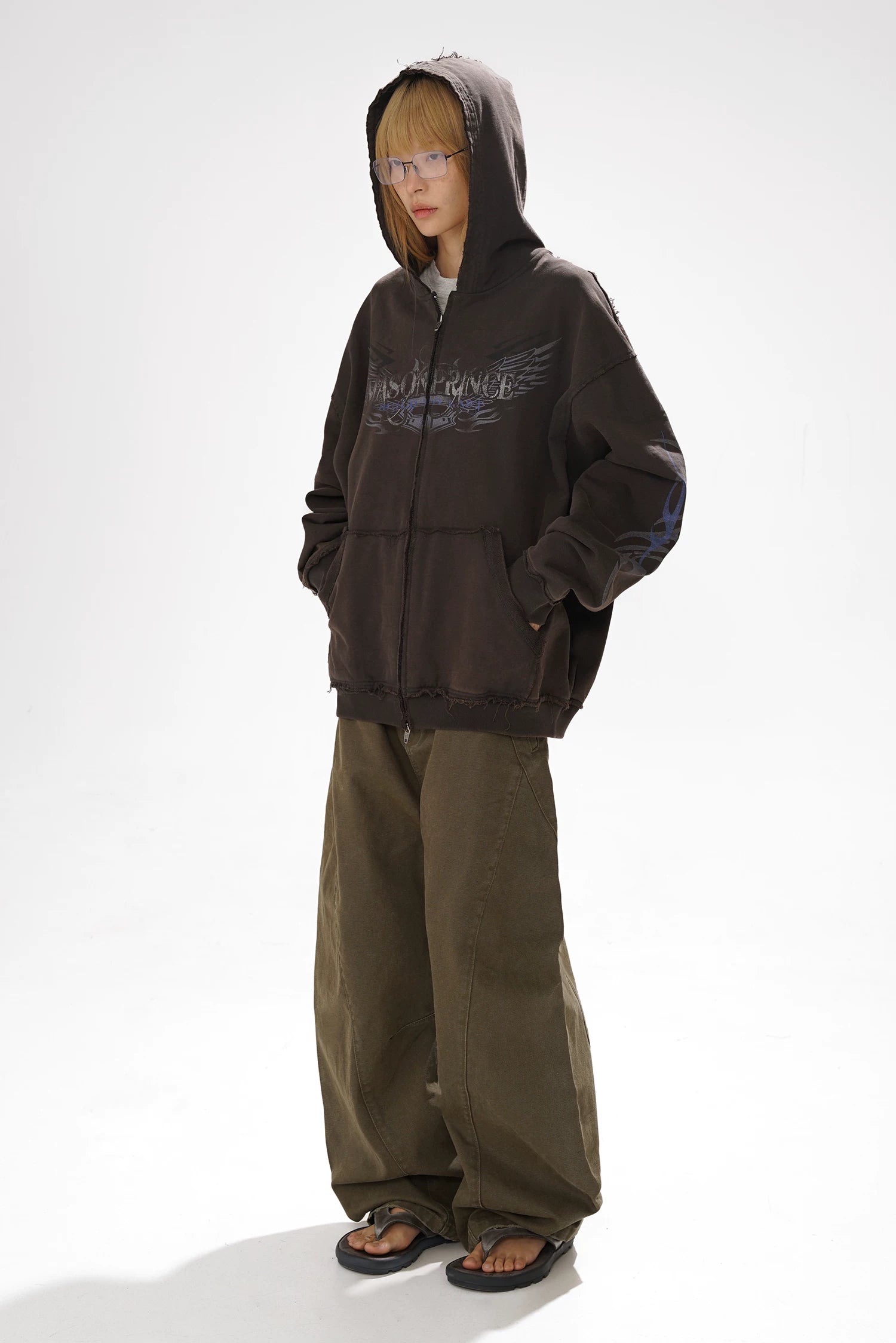 VINTAGE MOTO ZIP HOODIE