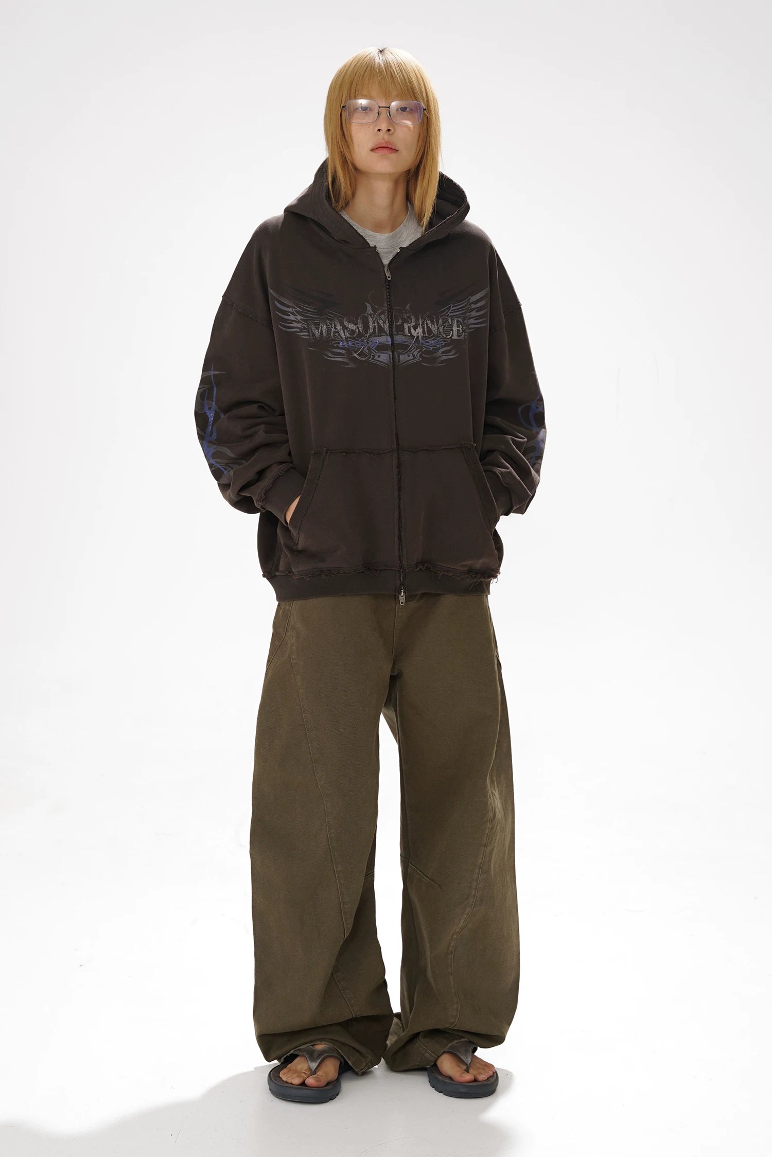 VINTAGE MOTO ZIP HOODIE