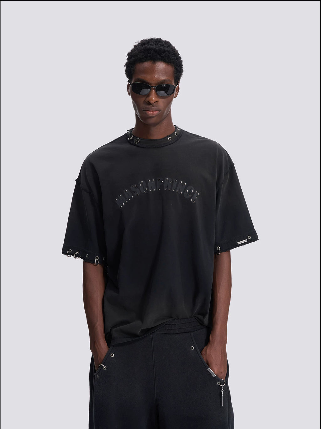 MASONPRINCE STUDDED ARC TEE