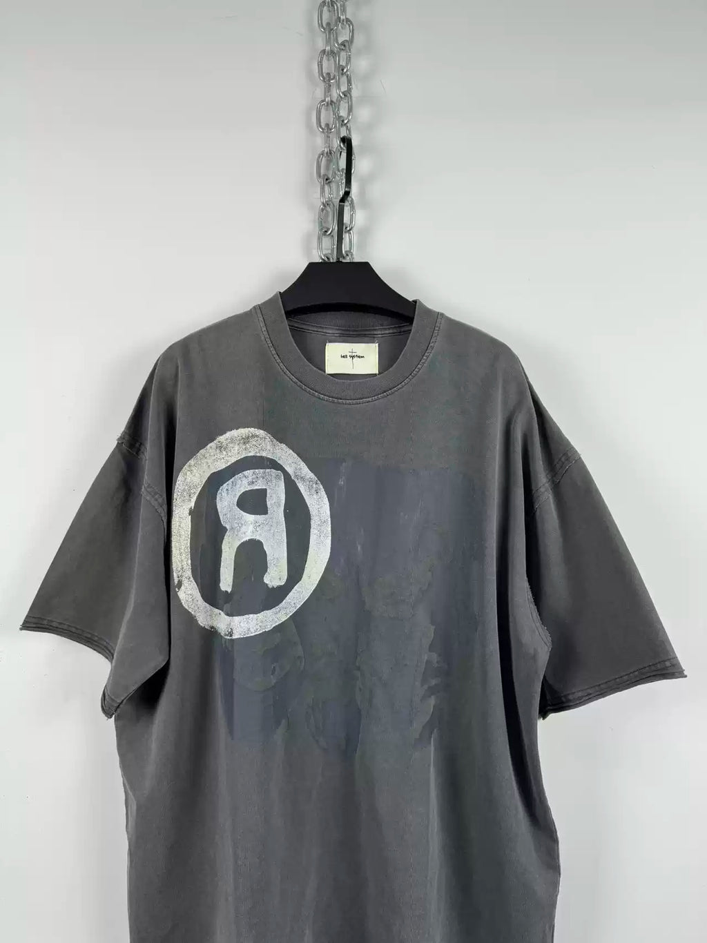 REVERSE R WASHED TEE