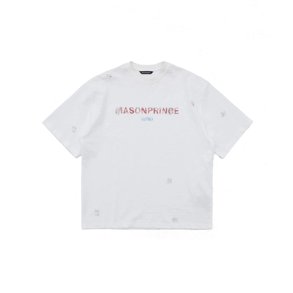 NATURAL BAMBOO DISTRESSED TEE