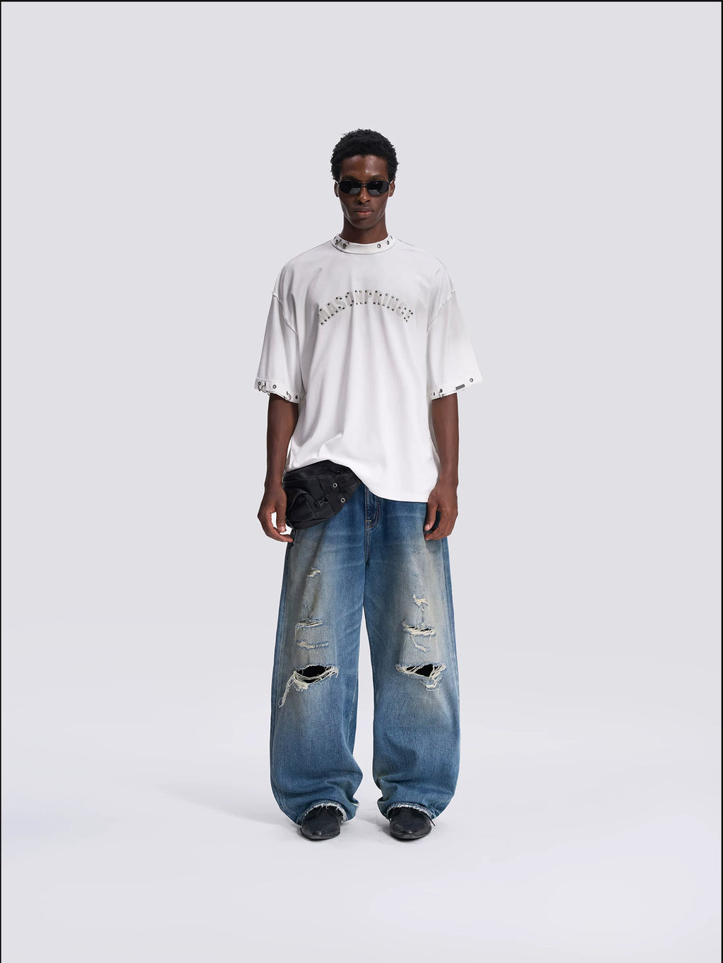 MASONPRINCE STUDDED ARC TEE