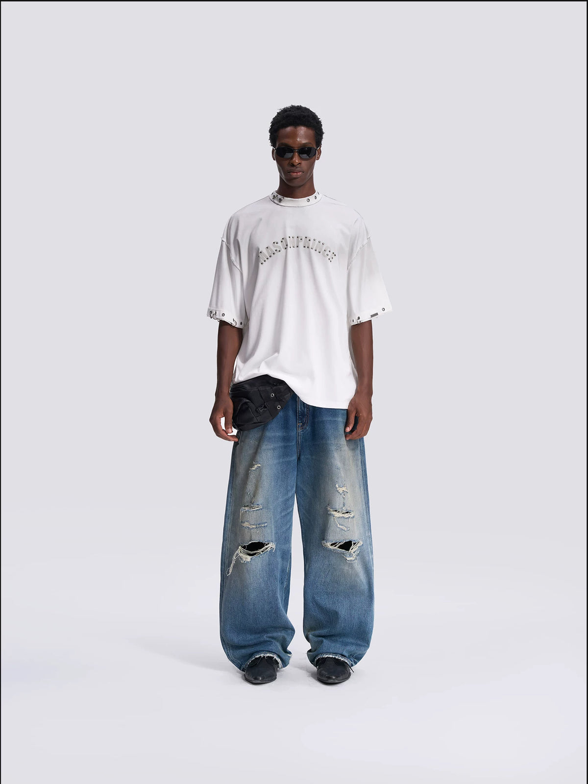 MASONPRINCE STUDDED ARC TEE