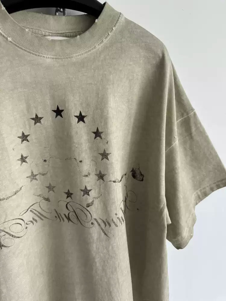 THIRTEEN STARS WASHED TEE