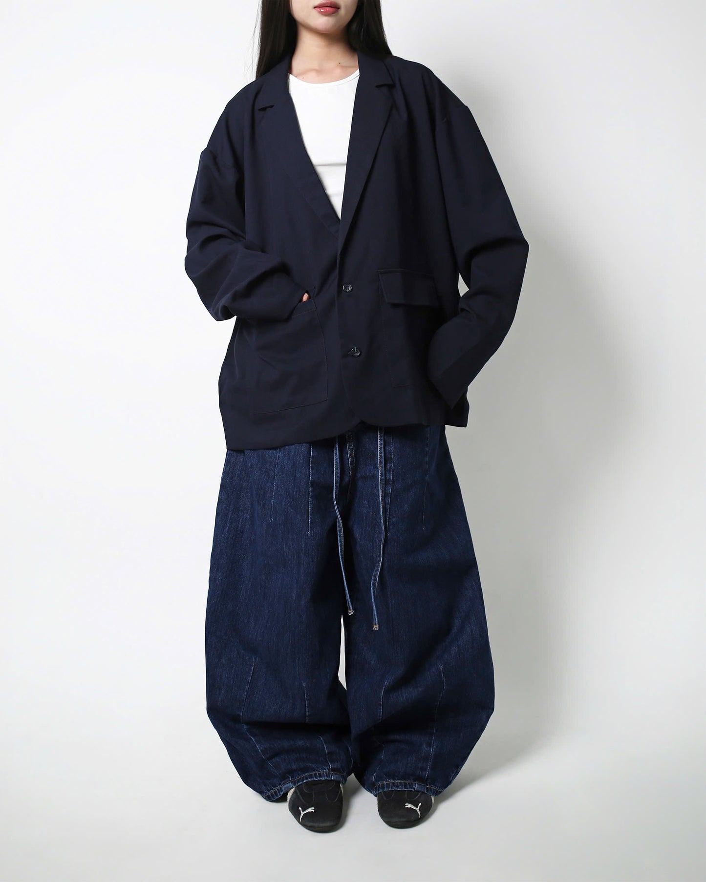 ROOMY PANTS / BLUE