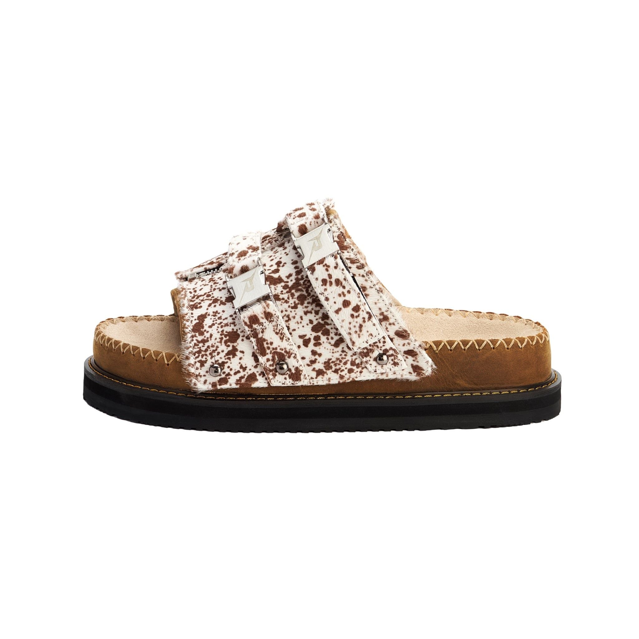 LEATHER LOCK - BROWN DOT