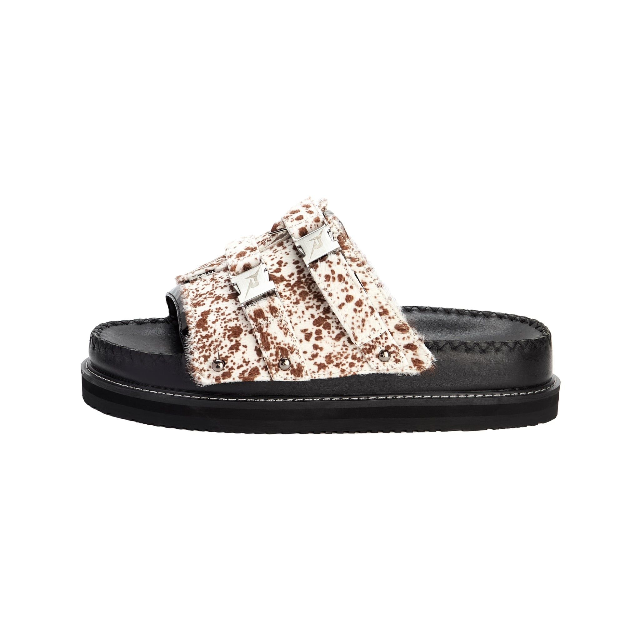 LEATHER LOCK - BROWN DOT