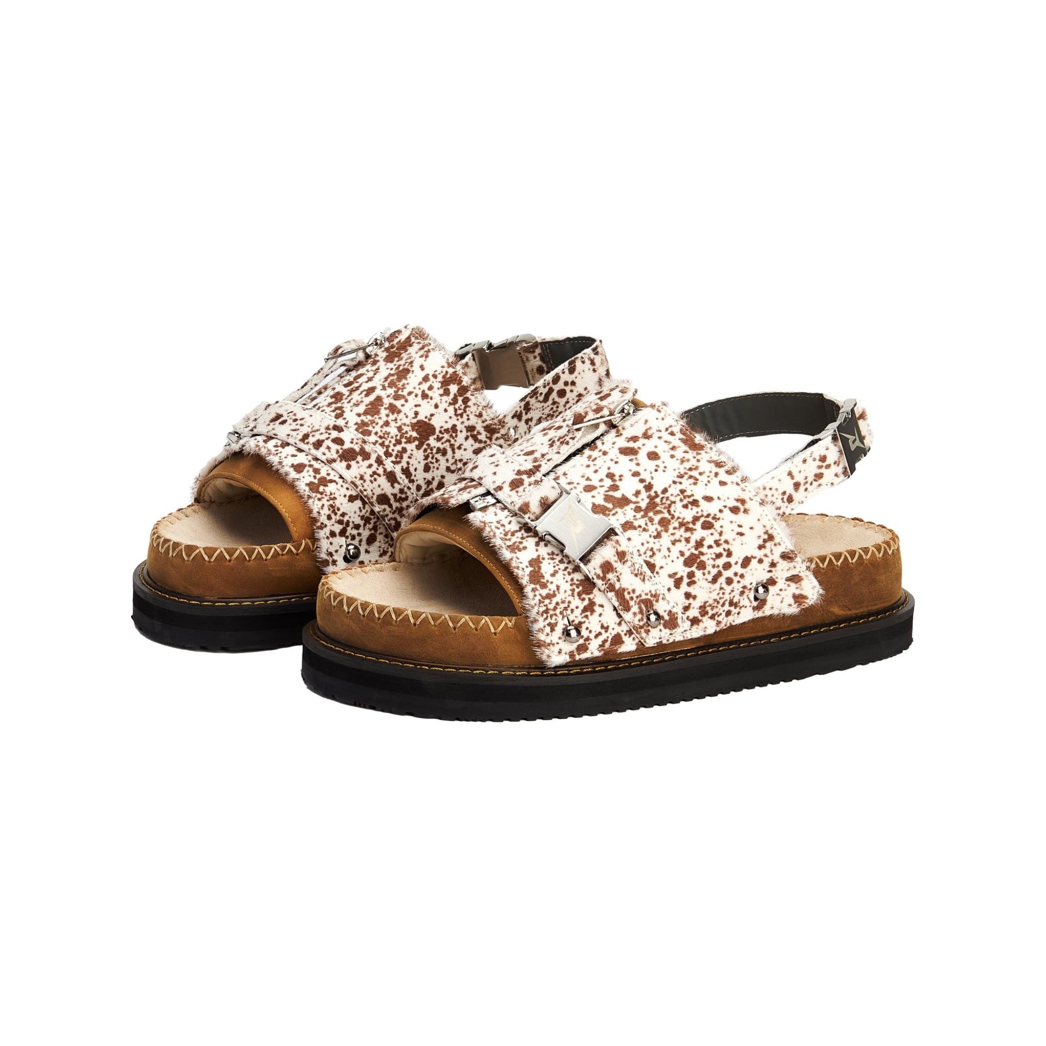 LEATHER LOCK - BROWN DOT