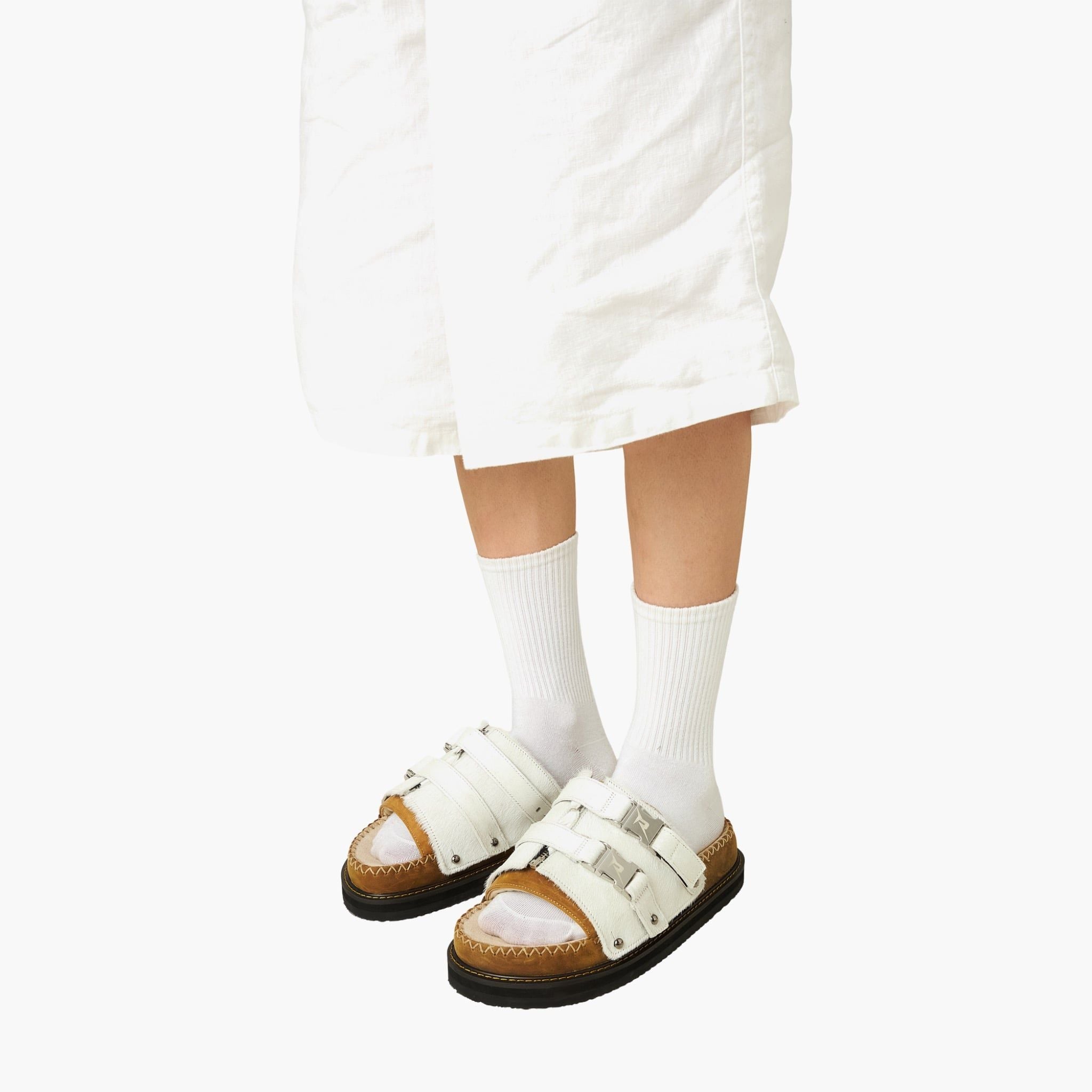LEATHER LOCK - PORCELAIN WHITE