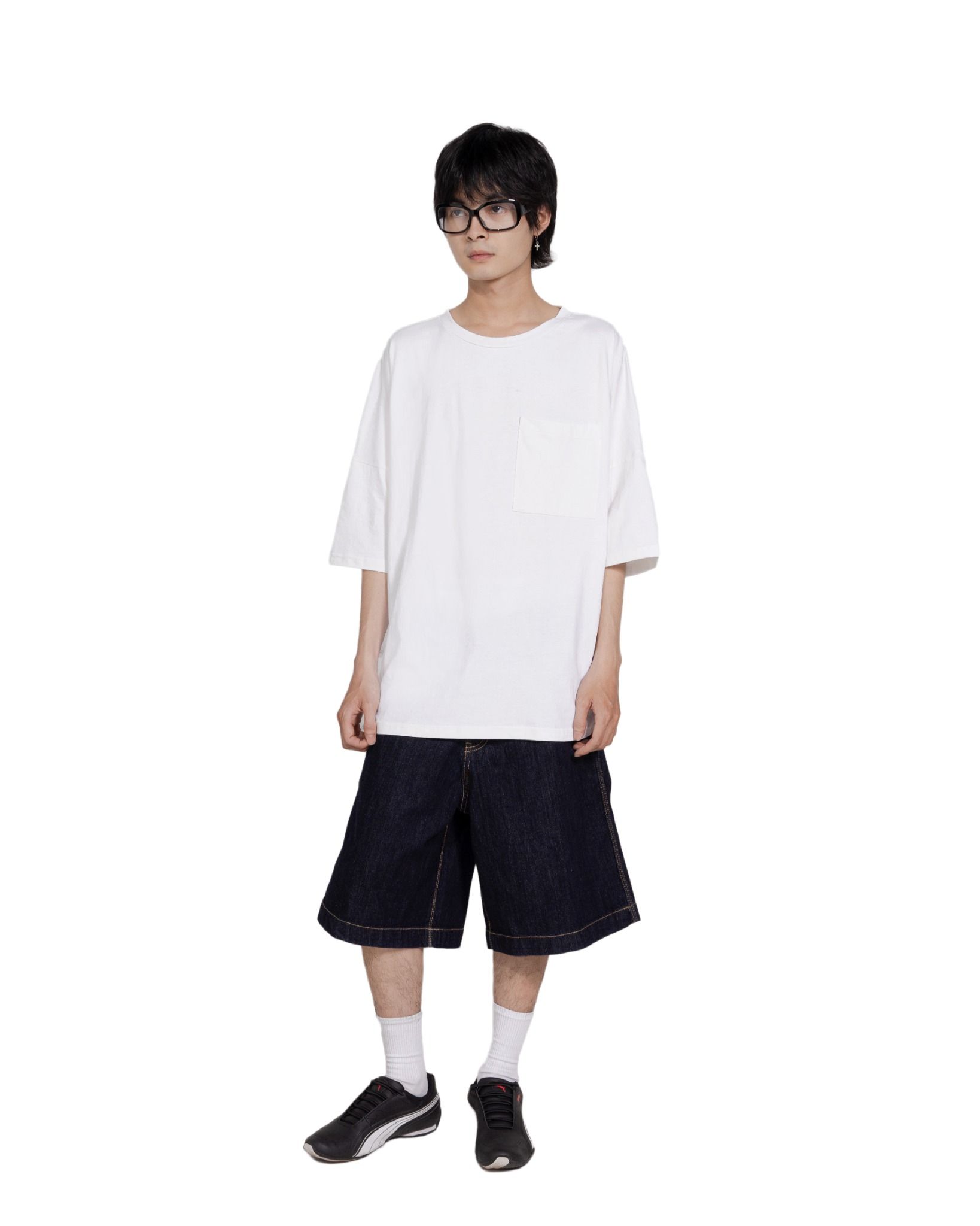 B POCKET T-SHIRT / WHITE