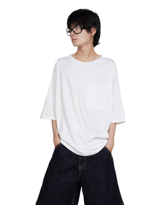 B POCKET T-SHIRT / WHITE