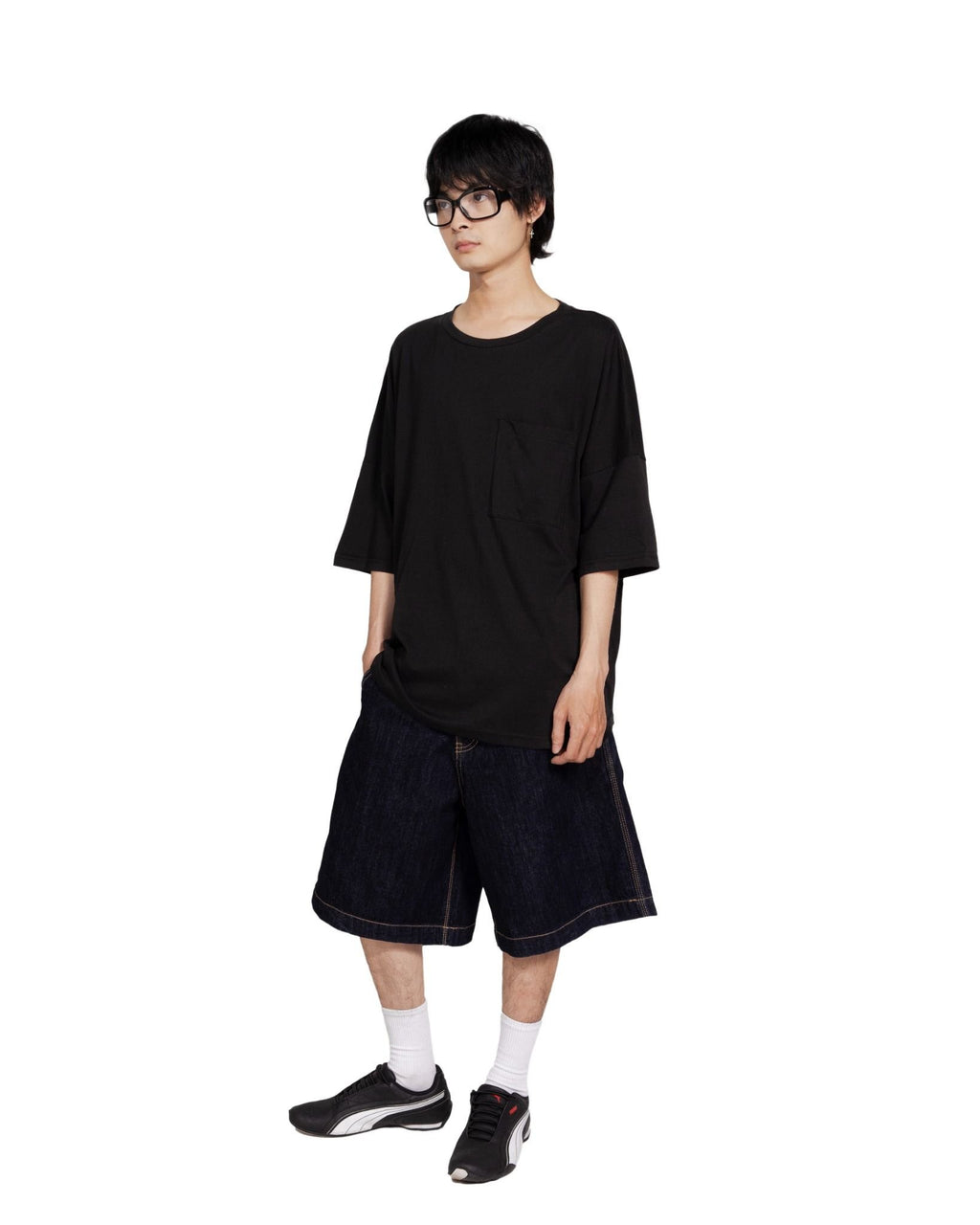 B POCKET T-SHIRT / BLACK