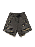 STAR CRUSH WASH JEAN SHORTS